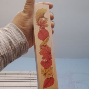 Autumn Leaf Decorative Wood Stam